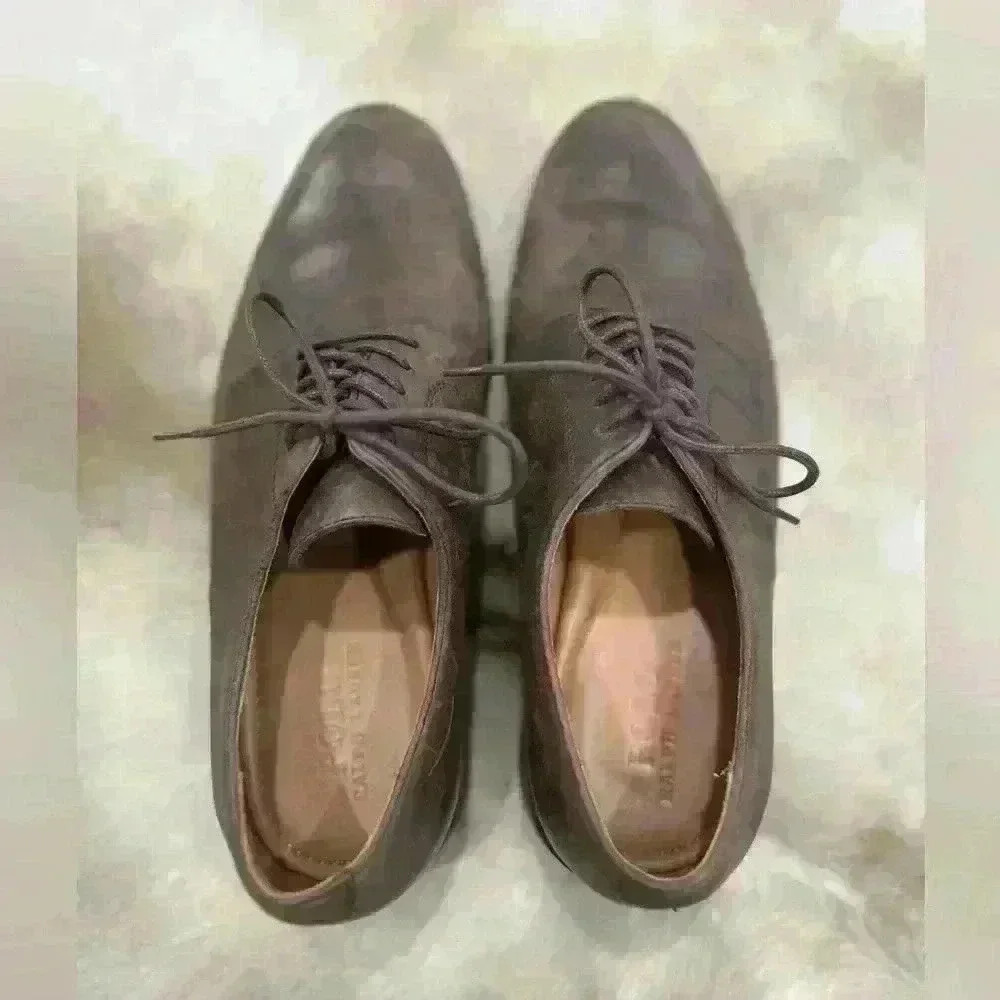 Polo Ralph Lauren Mollington Shoes Plain Oxford , Leather Upper Brown Size 9.5D - Picture 6 of 8